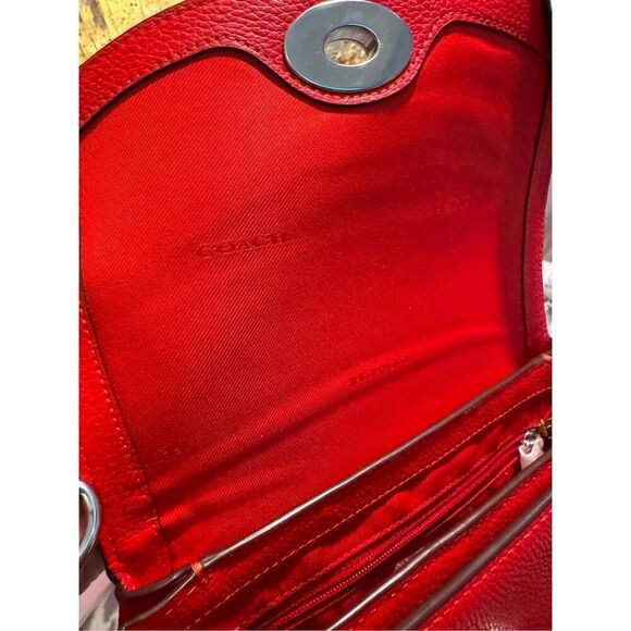 COACH | cassie cherry nwt red crossbody/shoulder bag/purse pocketbook handbag - Picture 11 of 16